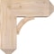 Ekena Millwork Thorton Craftsman Smooth Bracket w/ Offset Brace, Douglas Fir, 7 1/2"W x 18"D x 18"H BKT0806X18X18THR04SDF - alternate 4